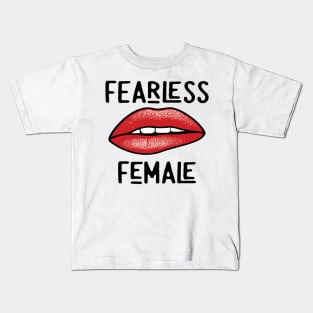 Fearless Female Feminist Kids T-Shirt